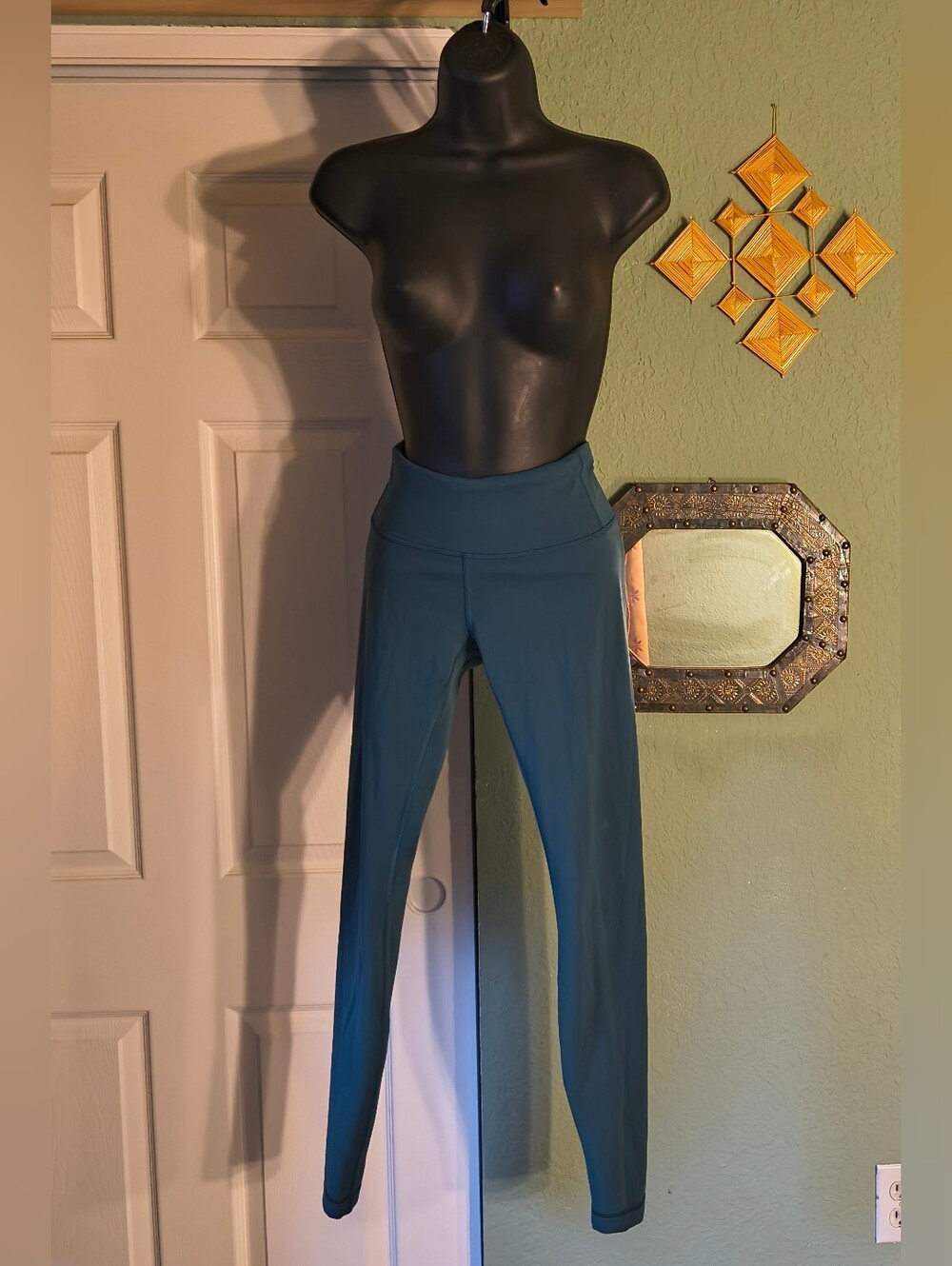 Lululemon Wunder Train High-Rise Tight 28" Teal Blue Green Size 4